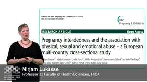 Link til Unintended pregnancy, study by Lukasse et al.