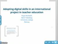 Link til Adopting digital skills in an international project in teacher education