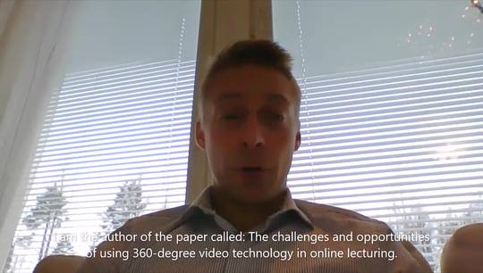 Link til The challenges and opportunities of using 360-degree video technology in online lecturing: A case study in higher education business studies
