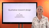 Link til Qualitative research design