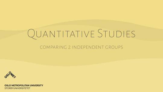Link til 3 of 6 Quantitative Methods: Bivariate