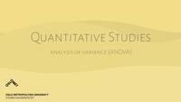 Link til 6 of 6 Quantitative Methods: Bivariate