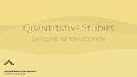 Link til 5 of 6 Quantitative Methods: Bivariate